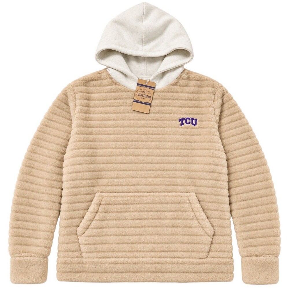 TCU Horned Frogs Women’s Oatmeal Hoodie Size Medium